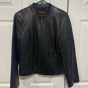Cole Haan Leather Jacket Medium